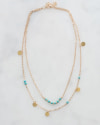 Pretty gold necklace